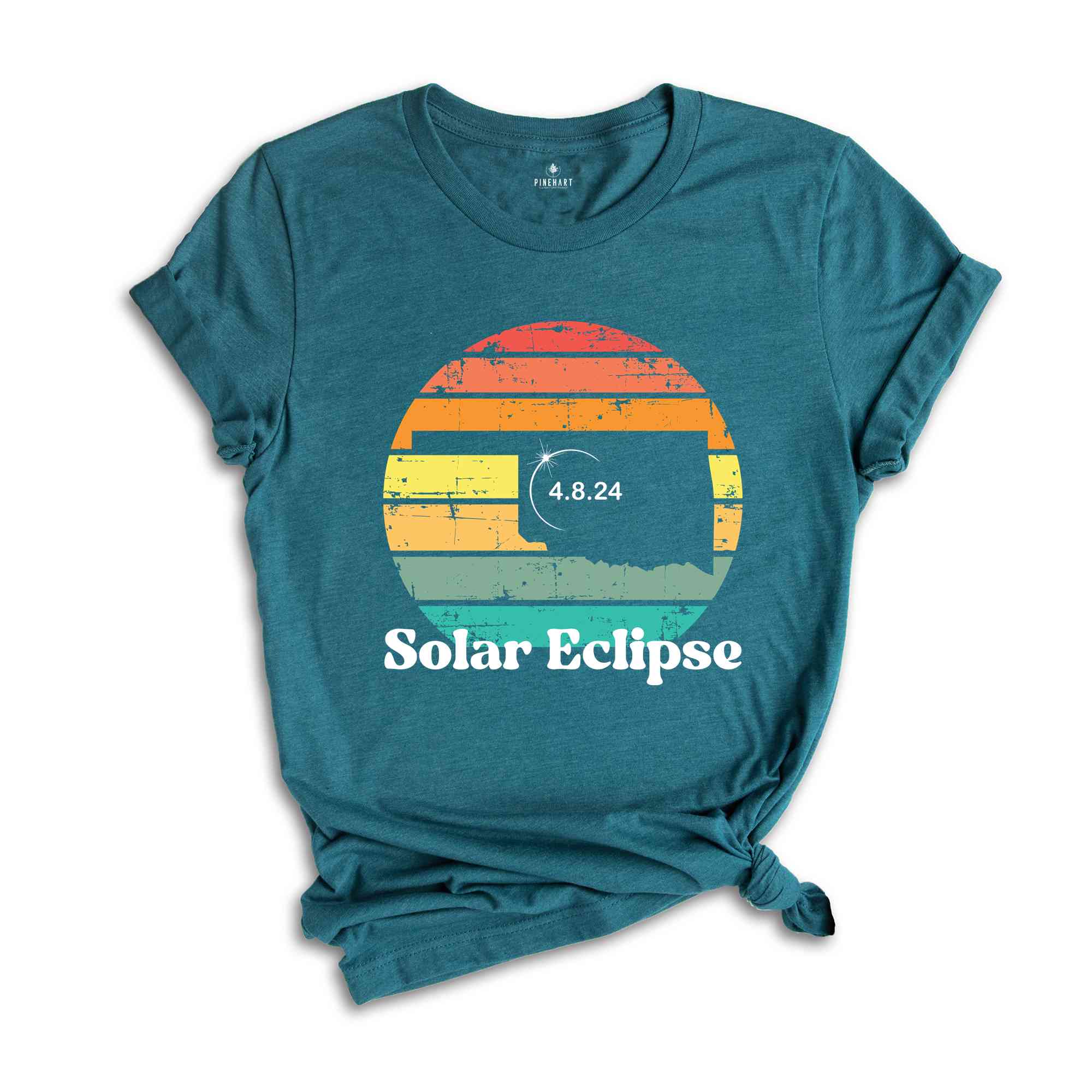 Oklahoma Solar Eclipse T-Shirt, April 8 2024 Solar Eclipse, Total Solar Eclipse Apparel, Solar Eclipse Shirt