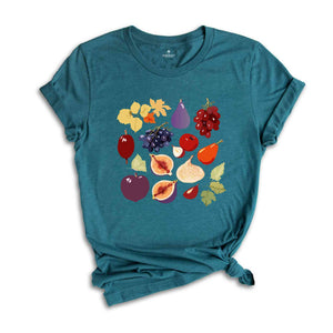 Vintage Fruit Shirt, Figs Shirt, Botanical Fruit Shirt, Vegan Shirt, Foodie Shirt, Cute Plant Shirt, Fruit Lover Shirt