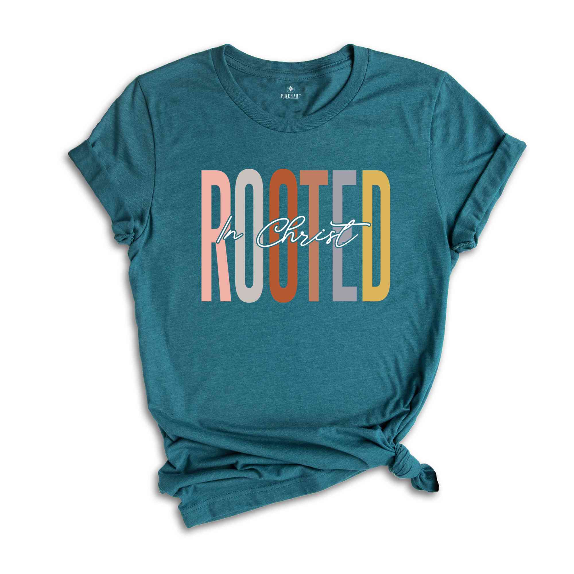 Rooted In Christ Shirt, Religious Shirt, Church Shirt, Faith Shirt, Jesus Christian Shirt, Jesus Lover Shirt, Bible Verse Shirt