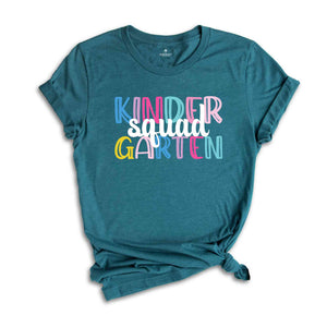 Kinder Garten Squad Shirt, Teacher Shirt, Grade Squad Teacher Shirt, Squad Shirt, New Teacher Shirt, Grade Shirt, Back To School Shirt