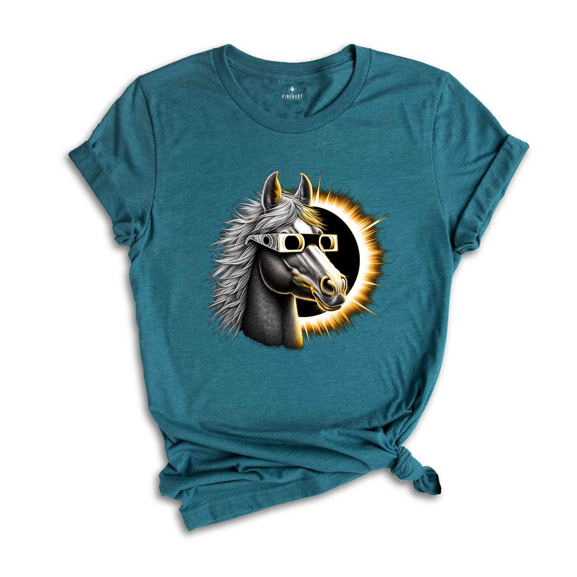 Horse Total Solar Eclipse Shirt, Eclipse 2024 Shirt, Eclipse Event Shirt, Animal Lover Shirt, April 8 2024, Path Of Totality Shirt