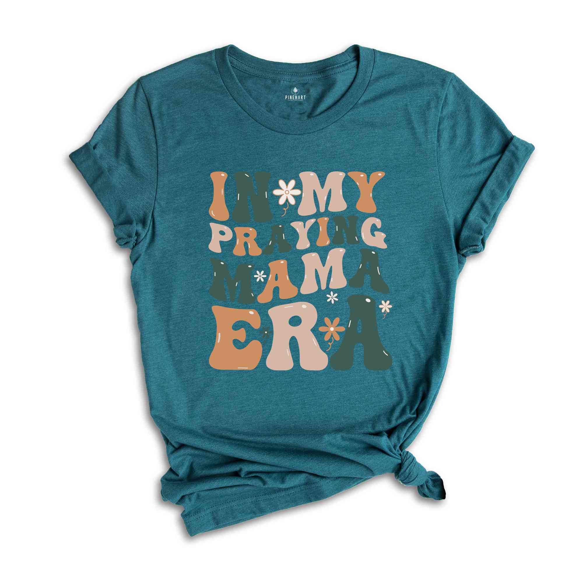 In My Praying Mama Era Shirt, Bible Verse Shirt, Retro Mama Shirt, Mom Life T-Shirt, Religious Shirt, Christian Shirt