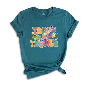 Tacos And Tequila Shirt, Tequila Shirt, Drinking Shirt, Mexican Party Shirt, Hispanic Party Shirt, Fiesta Squad Shirt, Mexico Trip Shirt