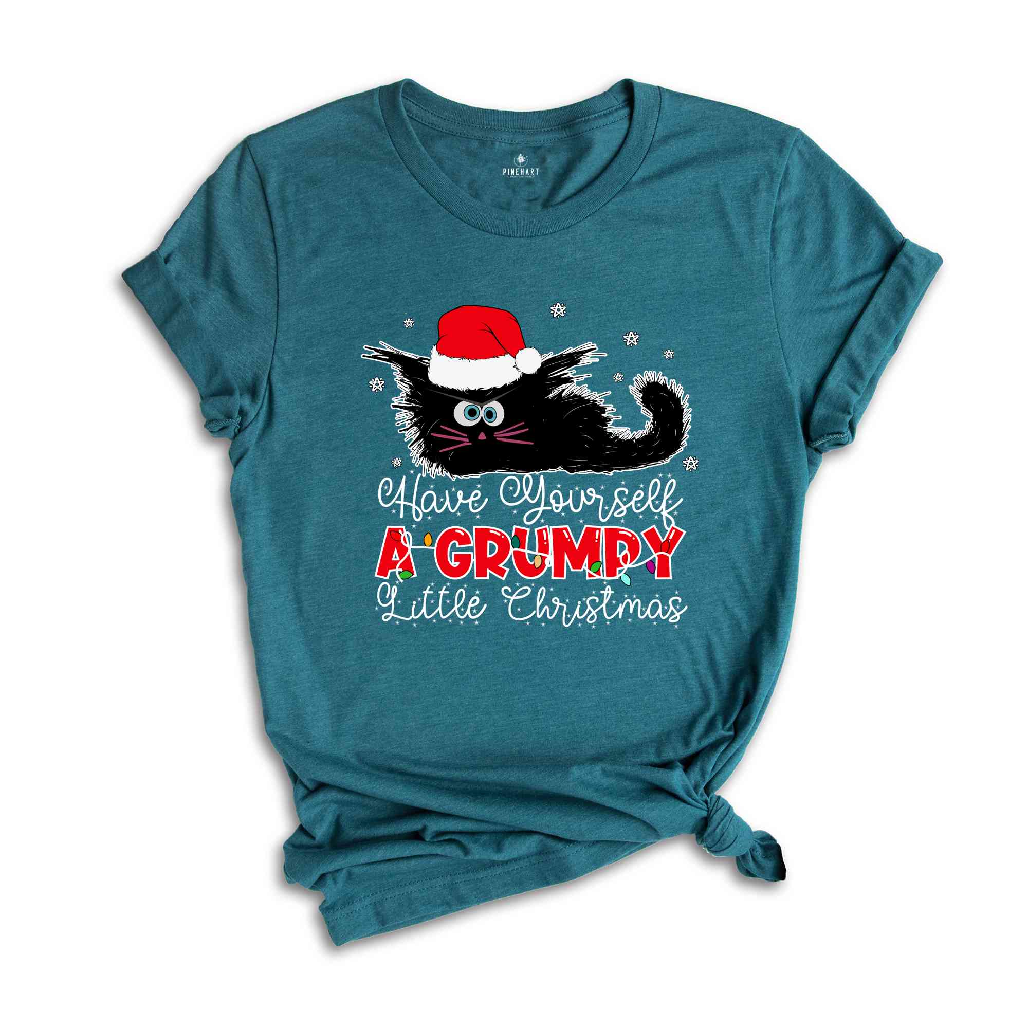 Holiday Attitude, Grumpy Cat Christmas Gift Shirt