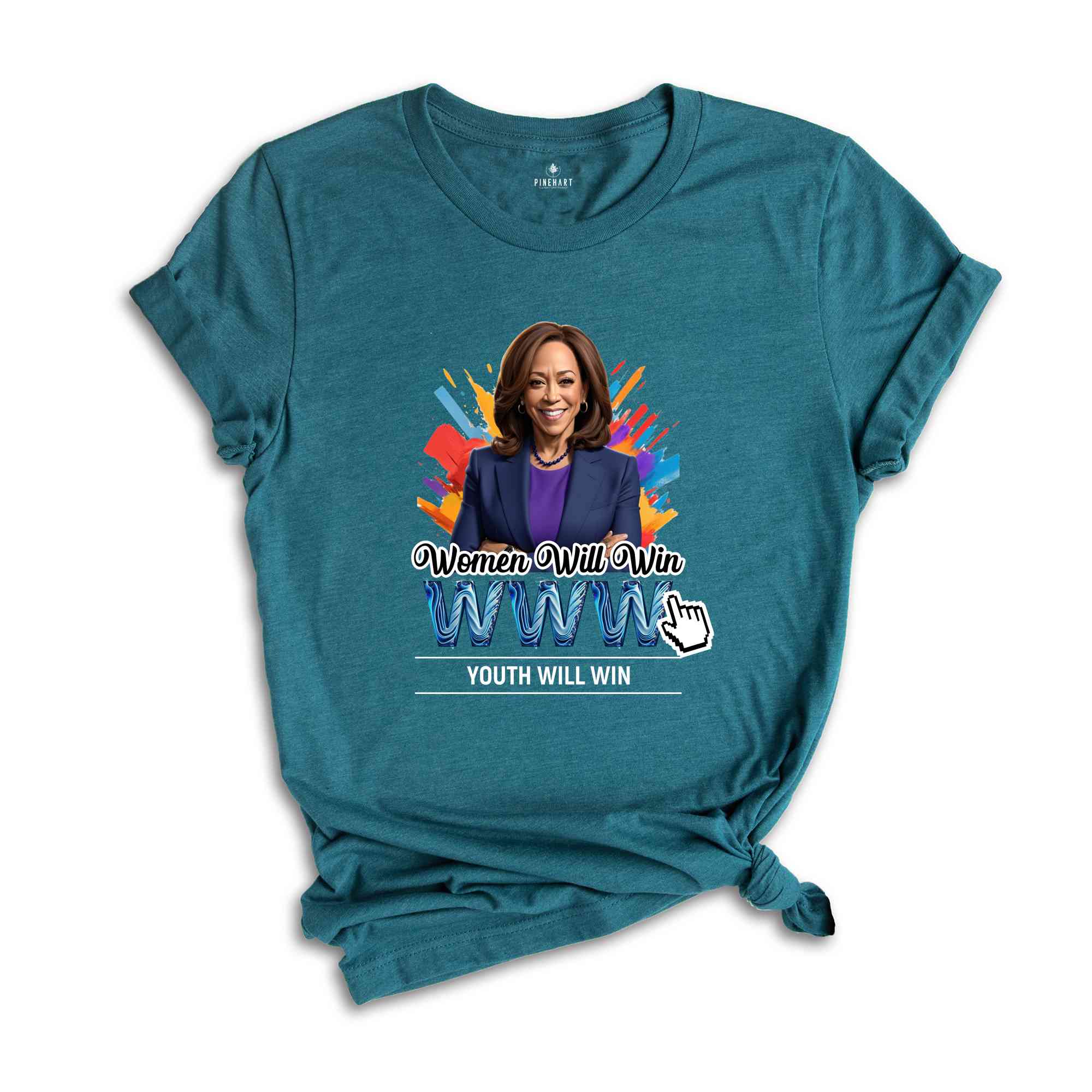 Women Will Win Shirt, Kamala Harris Shirt, 2024 Election T-Shirt, Feminist Shirt, Veto Kamala Shirt, President Kamala Shirt