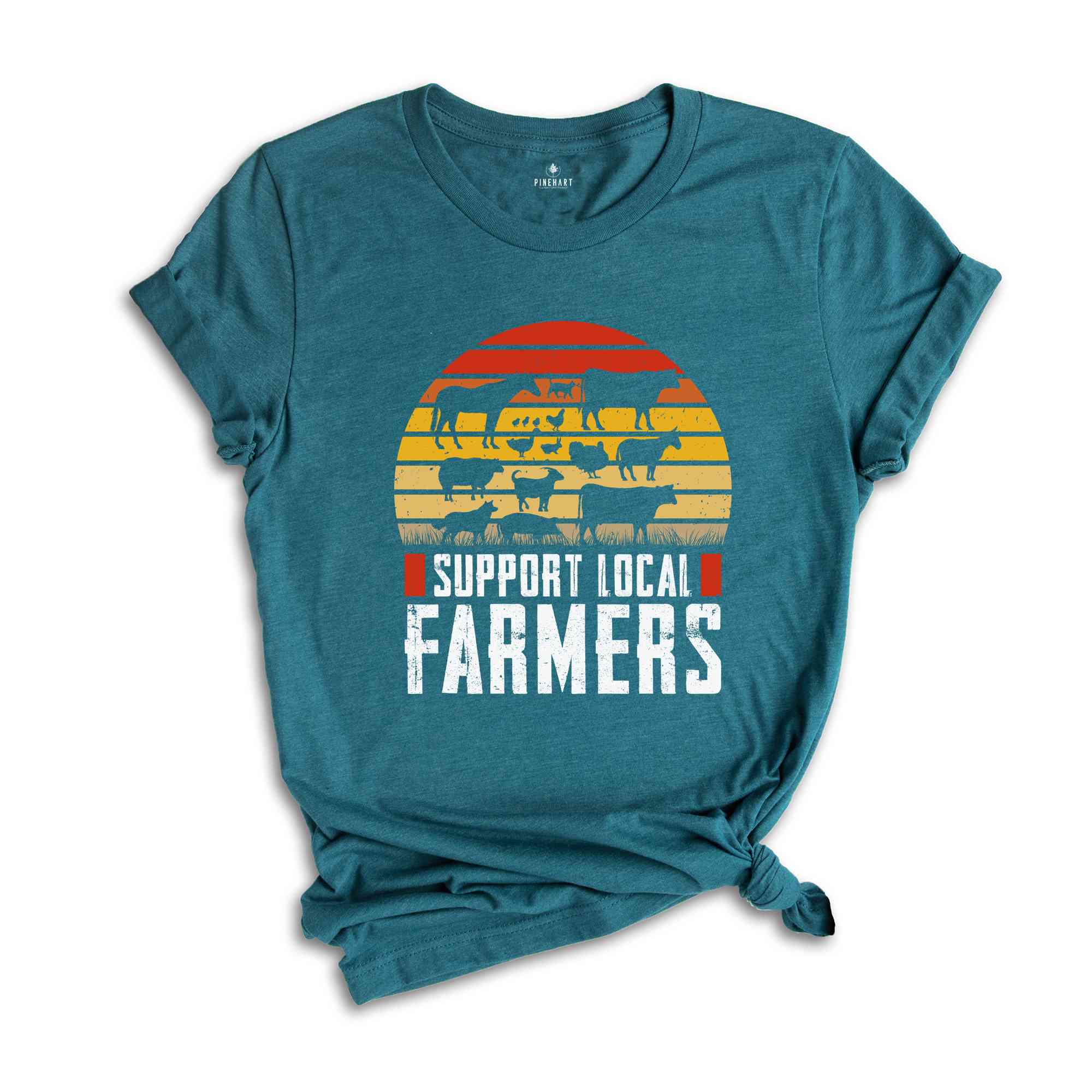 Support Local Farmers Shirt, Farm Shirt, Farmer Gift, Small Town, Farmer Shirt, Farm Life Shirt, Country Shirt, Farmers Support Tee