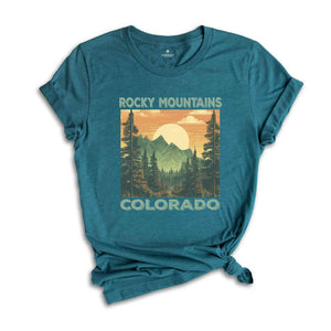 Rocky Mountains National Park Shirt, National Parks Shirt, National Park Gift, Rocky Mountains National Park, Nature Shirt, Vacation Shirt,