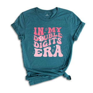 In My Double Digits Era Shirt, Double Digits Shirt, Birthday Girl Shirt, 10 Year Old Birthday, Tenth Birthday Shirt, Birthday Party