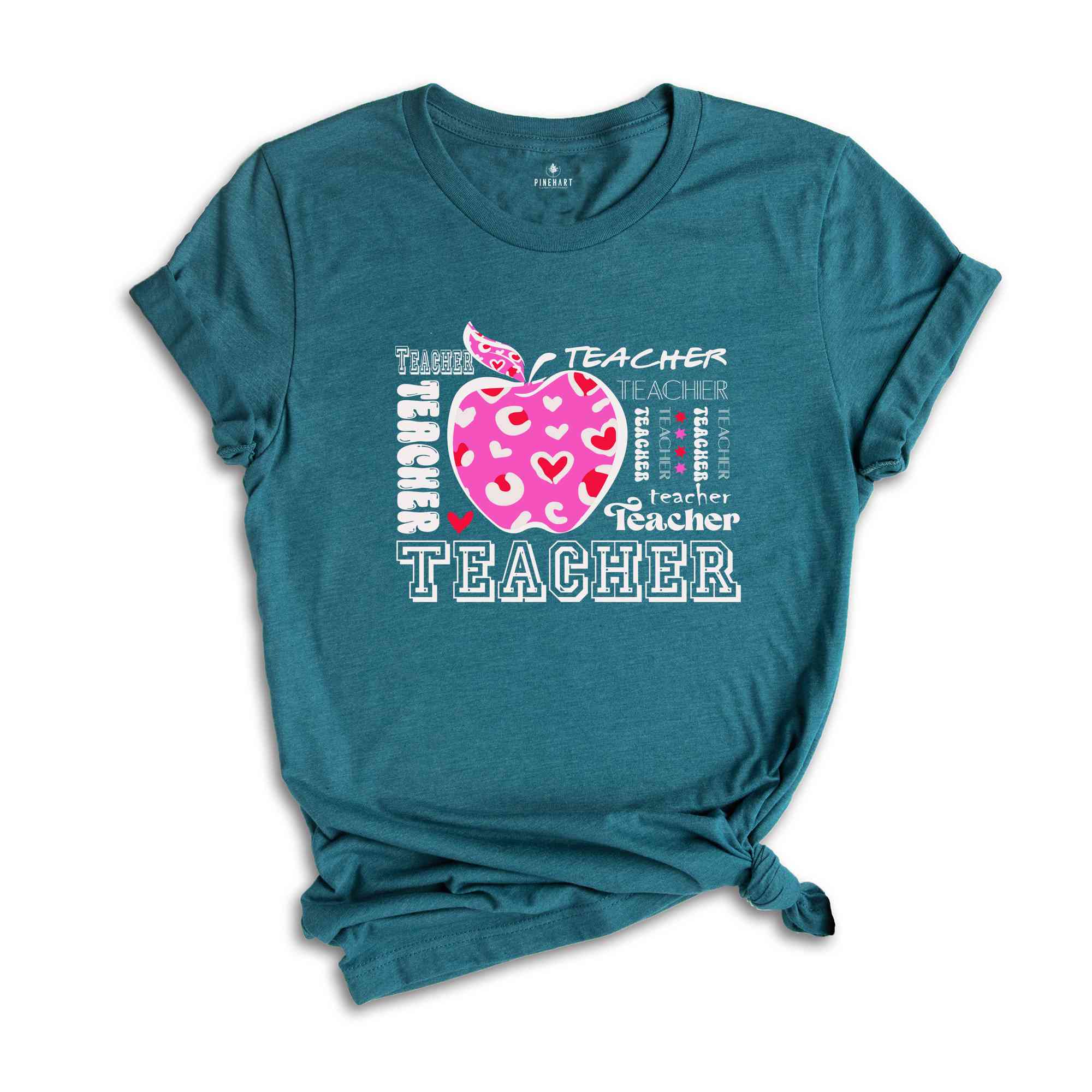 Back To School Shirt , Leopard Teacher Shirt, Teacher Appreciation Shirt, Leopard Apple Teacher Shirt, Kindergarten teacher tee