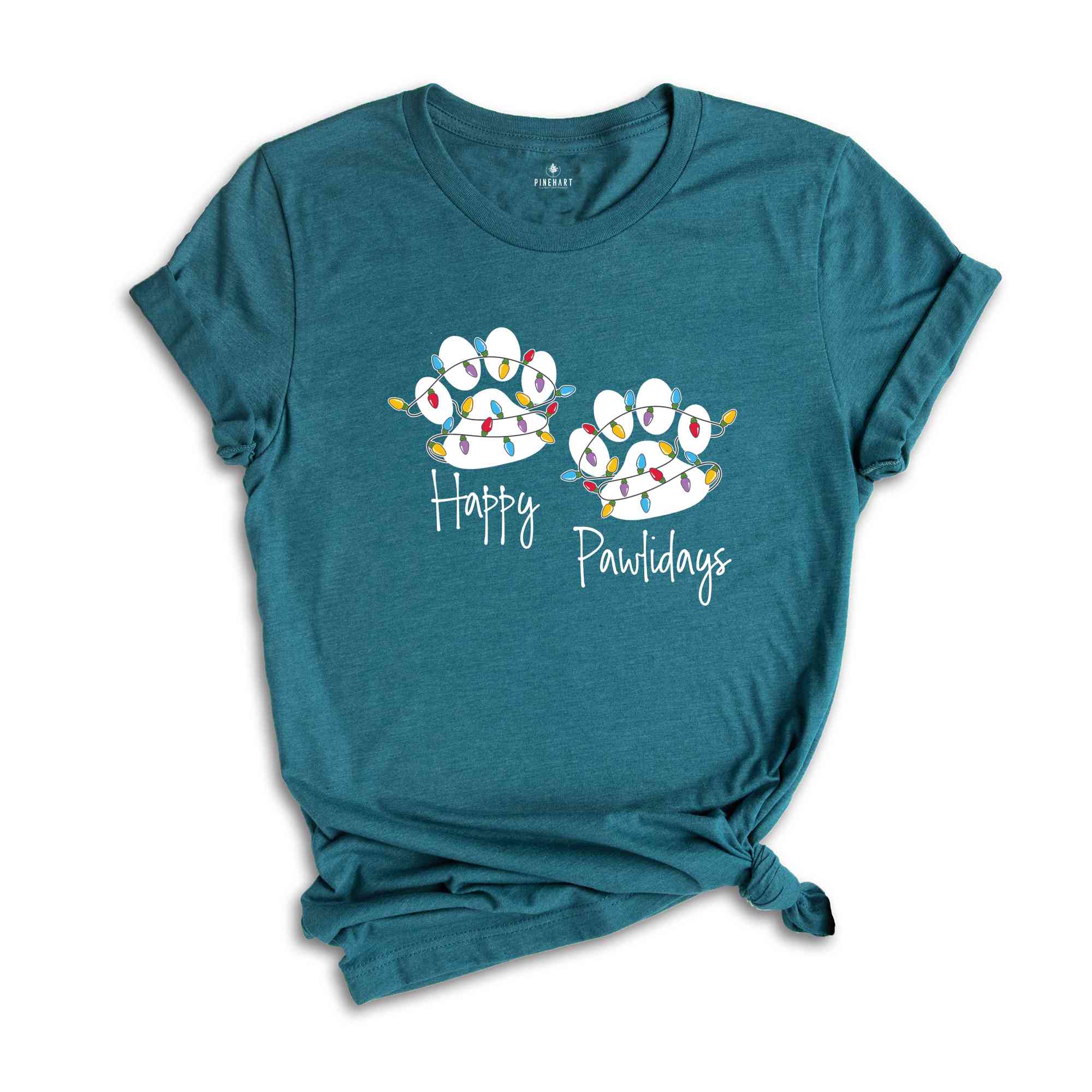 Happy Pawlidays Shirt, Dog Lovers Christmas, Xmas Paw T-Shirt, Cute Christmas Shirt, Animal Lover Shirt, Dog Mama Shirt