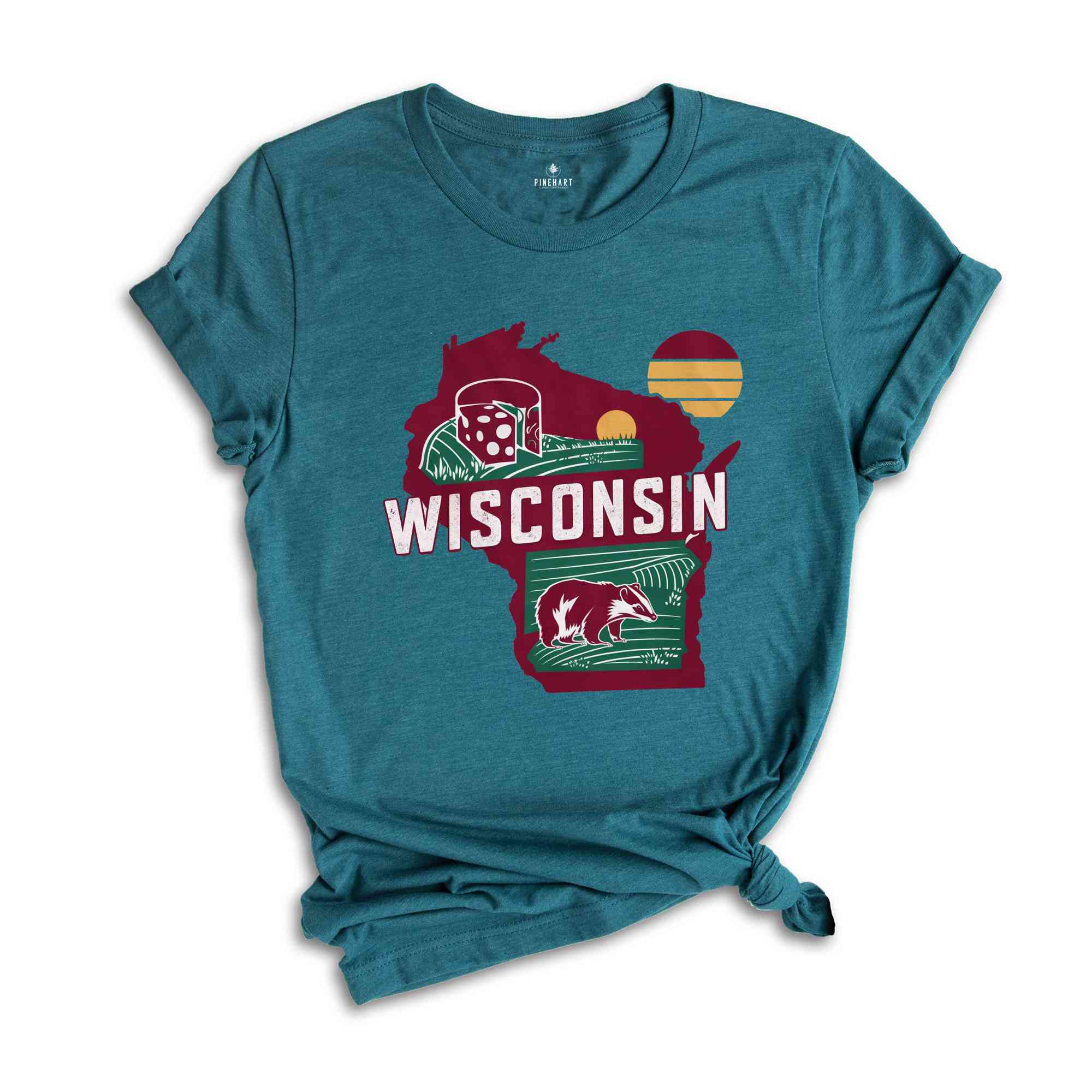 Retro State Of Wisconsin Shirt, State Of Wisconsin Shirt, State Shirt, Wisconsin Shirt, Wisconsin Lover Shirt, Family Trip Shirt, Travel Tee