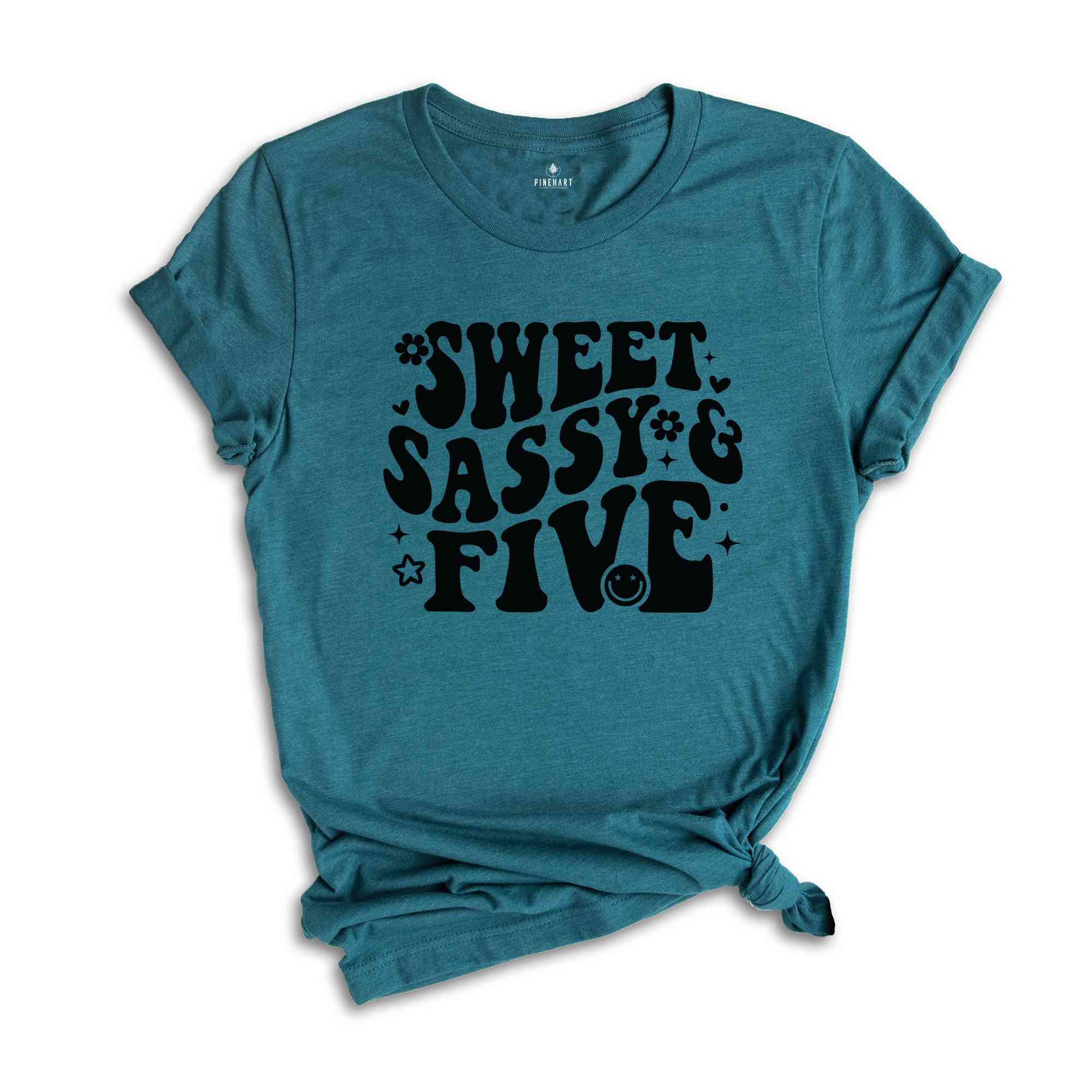 Sweet Sassy Five Shirt, Birthday Girl Shirt, Cute Birthday Shirt, Tie Dye Shirt, Birthday Party Shirt Girl, Birthday Gift, Kids Tshirt