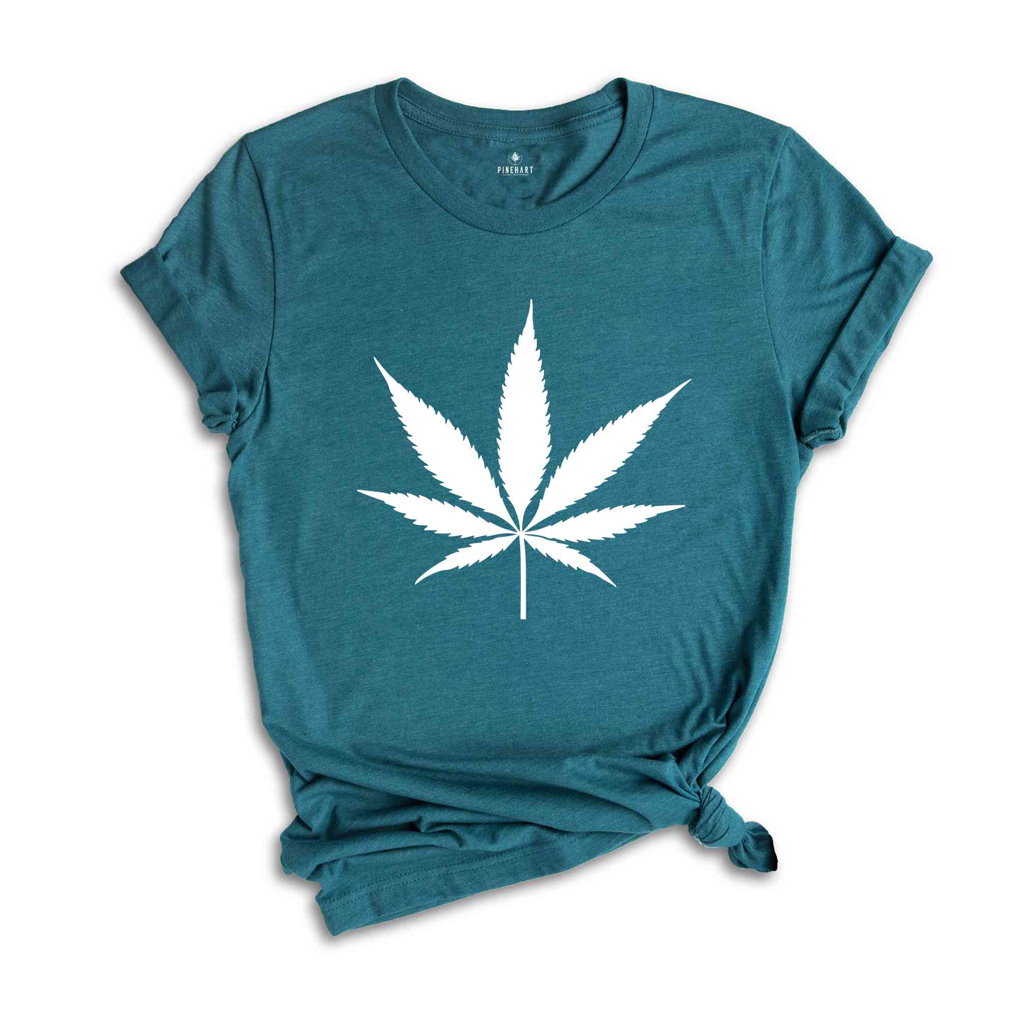 Weed Leaf Shirt, Marijuana Shirt, Stoner Shirt, Weed Pocket Shirt, Botanical Leaf Shirt, Leaf Tshirt, Garden Lovers Tee