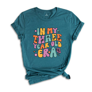 In My Three Year Old Era Shirt, Three Birthday Shirt, Kids Birthday Party Shirt, Birthday Celebrant Shirt, Birthday Kids Shirt, Kids Shirt