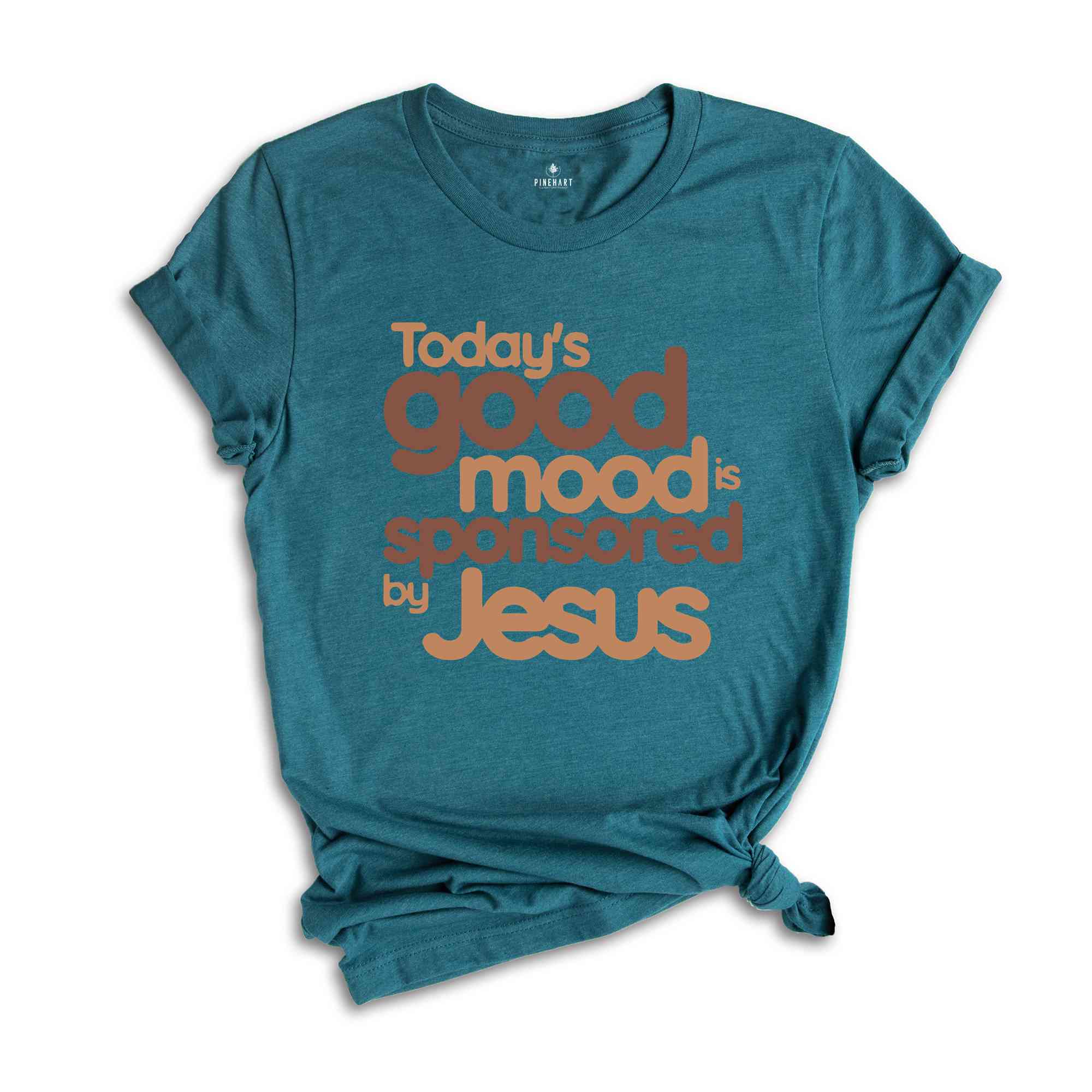 Today’s Good Mood Is Sponsored by Jesus Shirt, Easter Shirt, Religious Shirt, Bible Verse Shirt, Faith Shirt