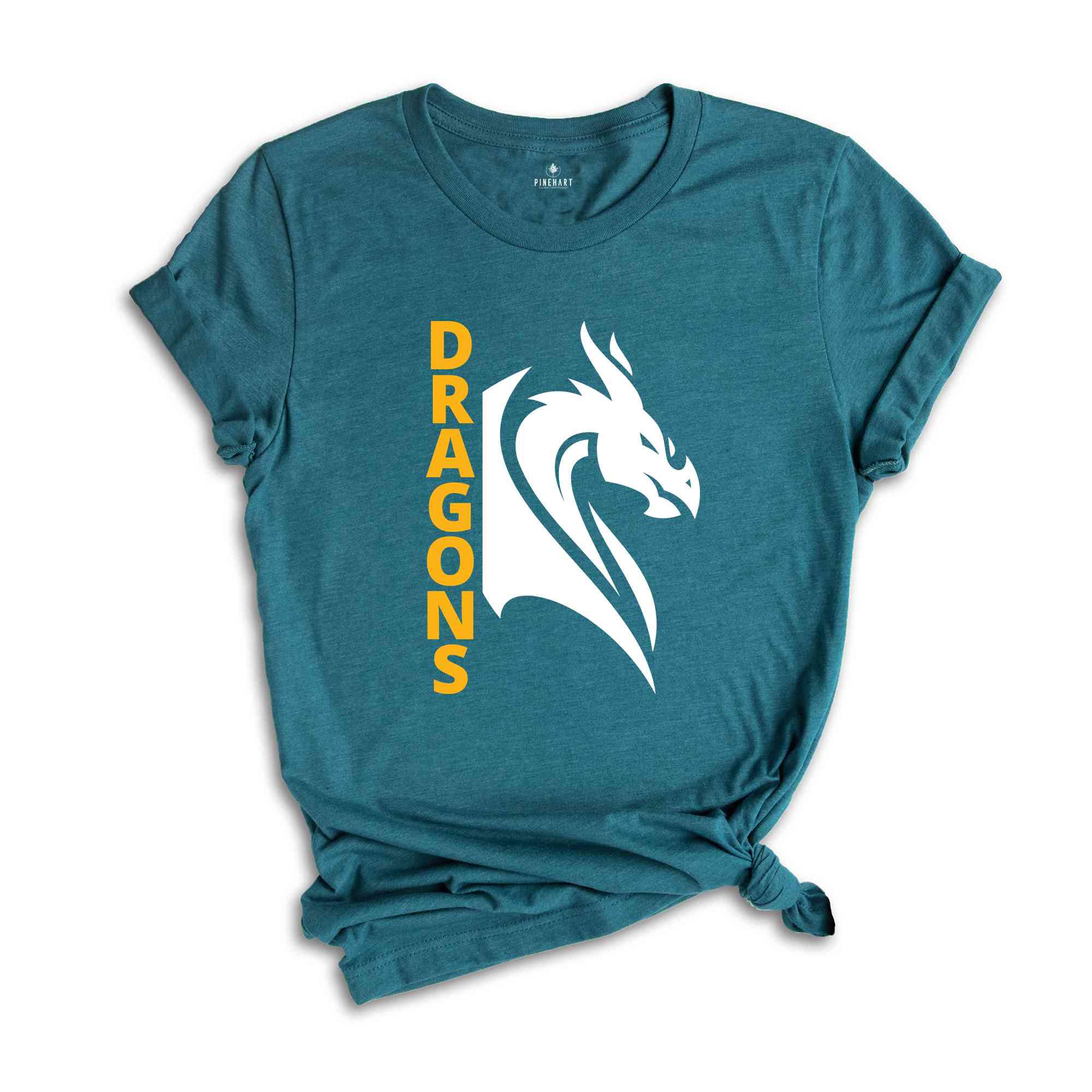 Dragons Shirt, Dragon Shirt, Custom School Name Shirt, Sports Team Shirt, Mascot Shirt, School Sports Team Shirt, School Shirt, Team Shirt