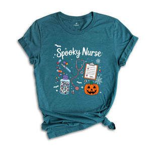 Spooky Nurse Shirt, Halloween Nurse Shirt, Funny Nurse Shirt, Halloween Shirt, Nurse Gift, Nursing Halloween Tee