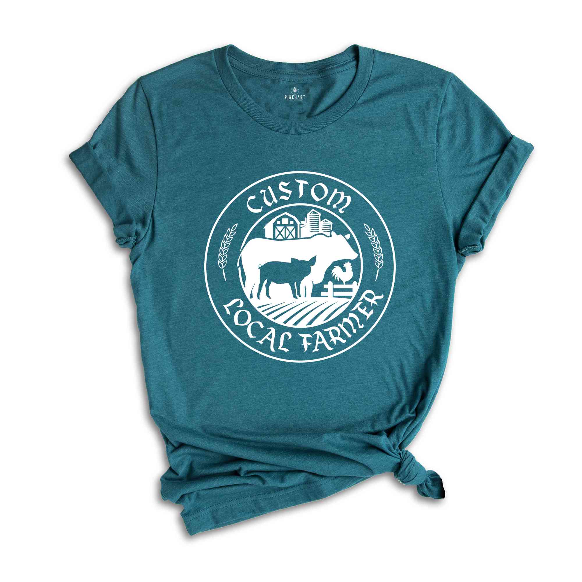 Custom Farm Shirt, Farm Animals Outfit, Personalized Gifts, Local Farmer Clothing, Gift for Her, Shirts for Women