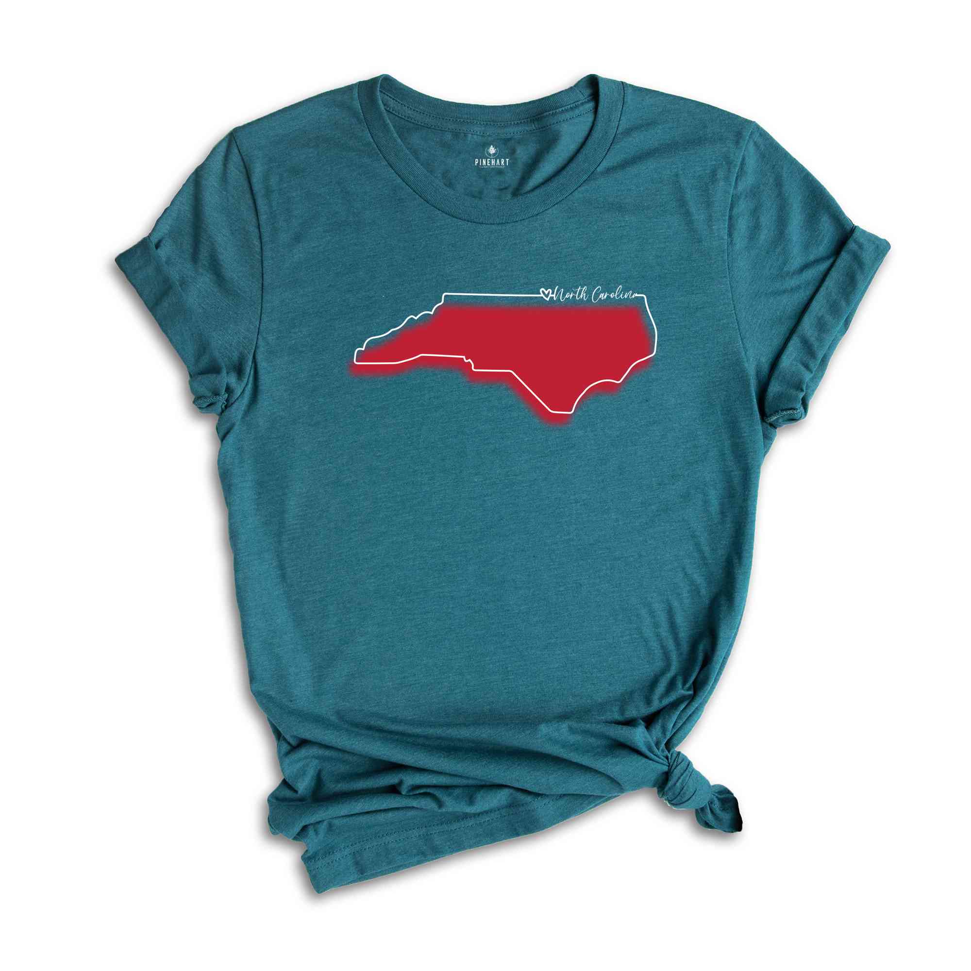 North Carolina State Shirt, North Carolina Map T-Shirt, Travel Gift Tee, North Carolina Shirt, North Carolina Lover Shirt