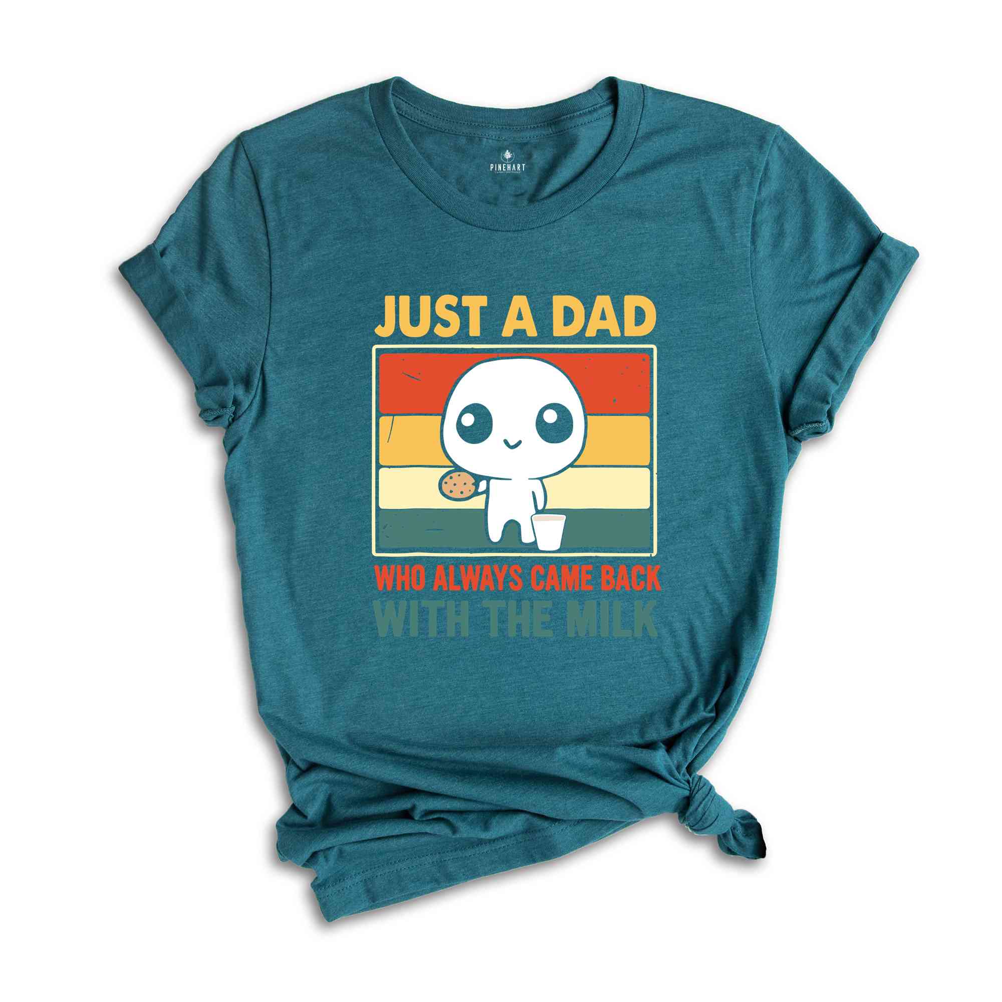 Just A Dad Who Came Back With The Milk Shirt, Funny Father's Day Shirt, Funny Dad's Birthday Gifts, Father's Day Apparel