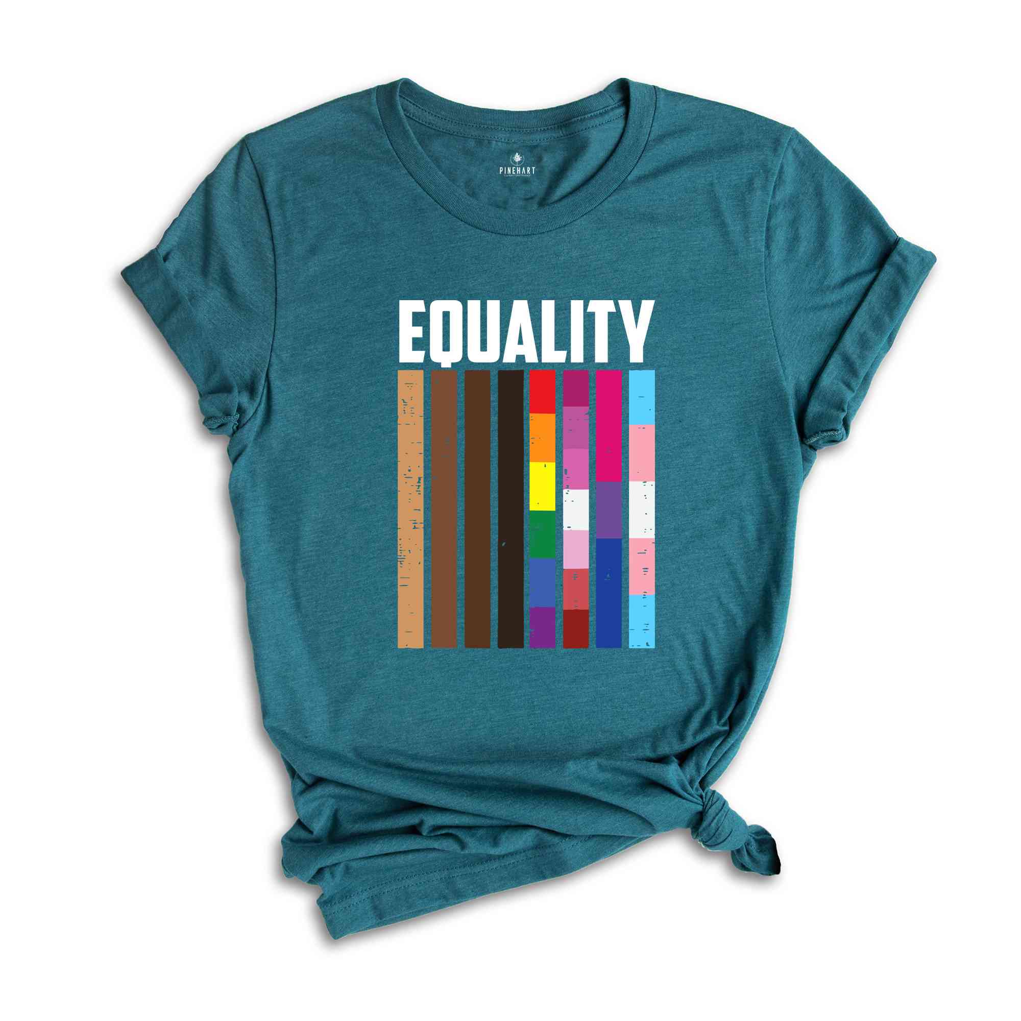 Equality Flag Shirt, Pride Shirt, LGBT Shirt, Equal Rights Shirt, Pride Shirt, LGBT Shirt, Gay Pride Shirt, Human Rights Shirt