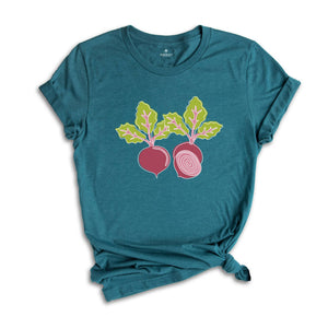 Beet T-Shirt, Vegetable Lovers Shirt, Gifts For Gardeners, Foodie Shirt, Gardening Shirt, Botanical Gifts