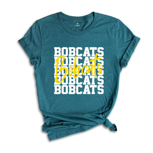 Team Mascot Shirt, Bobcatss Mascot Shirt, Bobcats Team Spirit Shirt, Bobcats Fan Shirt, Bobcats School Shirt, Bobcats School Spirit