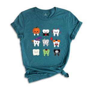 Dentist Halloween Shirt, Witch Tooth Shirt, Ghost Teeth Shirt, Spooky Halloween Dentist, Spooky Dental Shirt, Pumpkin Ghost Shirt