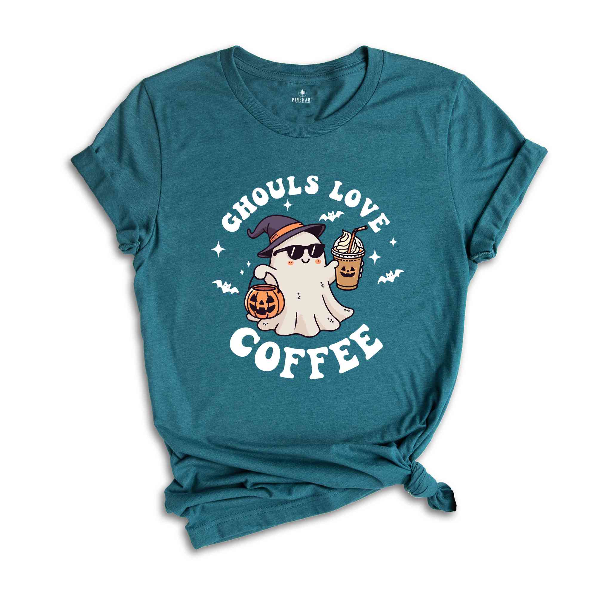 Ghouls Love Coffee Shirt, Halloween Ghost Shirt, Halloween Coffee Shirt, Coffee Lover Gift, Pumkin Spice Shirt, Spooky Season Shirt