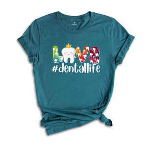 Dental T Shirt, Dental Apparel, Valentines Day, Dental Hygienist Assistant Technician, Dental Student, Dental Tee Shirt