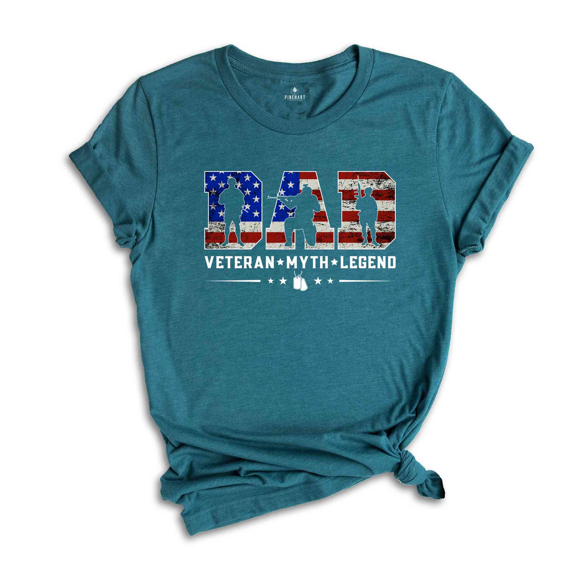 Dad Veteran Myth Legend Shirt, Veteran Dad Shirt, Father's Day Shirt, 4th Of July Shirt, Independence Day Shirt, Gift For Dad