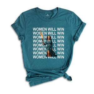 Kamala Harris Pass the Torch Shirt, Women Will Win, Madam President Shirt, Kamala Harris Shirt, Gift for Democrat, Vote Kamala Shirt