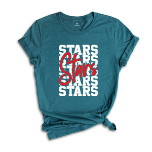 Team Mascot Back to School Shirt, Stars Team Mascot Shirt, Stars Team Spirit Shirt, Stars Fan Shirt, Stars School Shirt