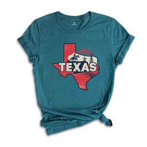 Retro State Of Texas Shirt, State Of Texas Shirt, State Shirt, Texas Shirt, Texas Lover Shirt, Family Trip Shirt, Travel Shirt