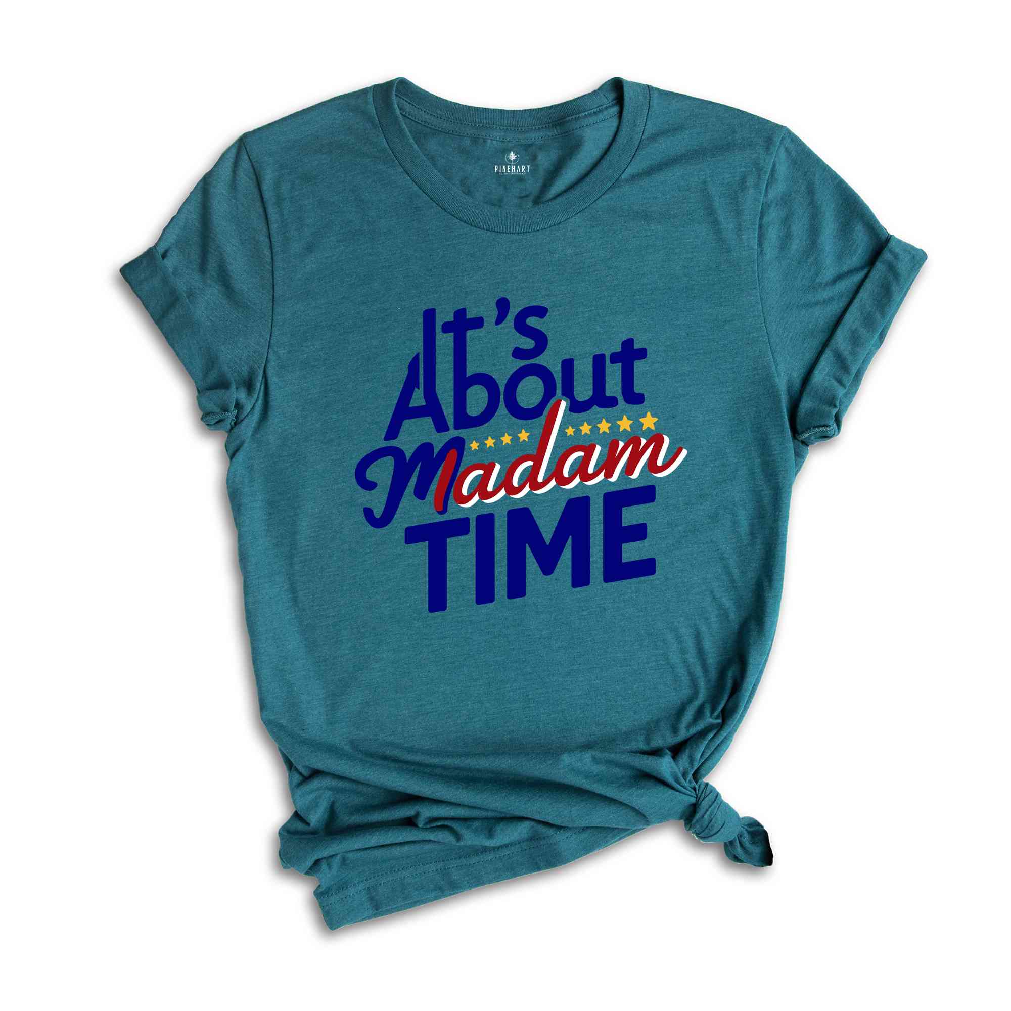 It's About Madam Time Shirt, Kamala Harris Shirt, 2024 Election Shirt, Gift for Democrat, Vote Kamala Shirt, Madam President Shirt