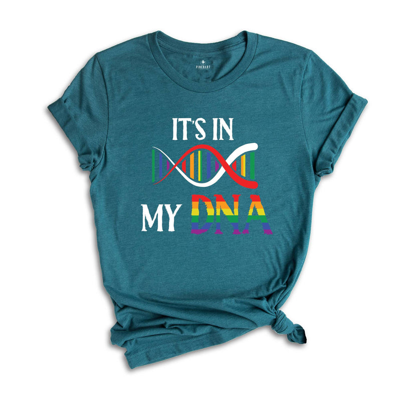 It's in My Dna Shirt, Dna Gay Pride T-shirt, Pride Lgbt Dna Tee, Transexual Shirt, Bisexual Shirt, Funny Gay Shirt