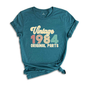 40th Birthday Shirt, Vintage 1984 Shirt, 40th Birthday Gift, 40 Years Birthday Shirt, 1984 Birthday Shirt, Retro 40th Birthday Tee