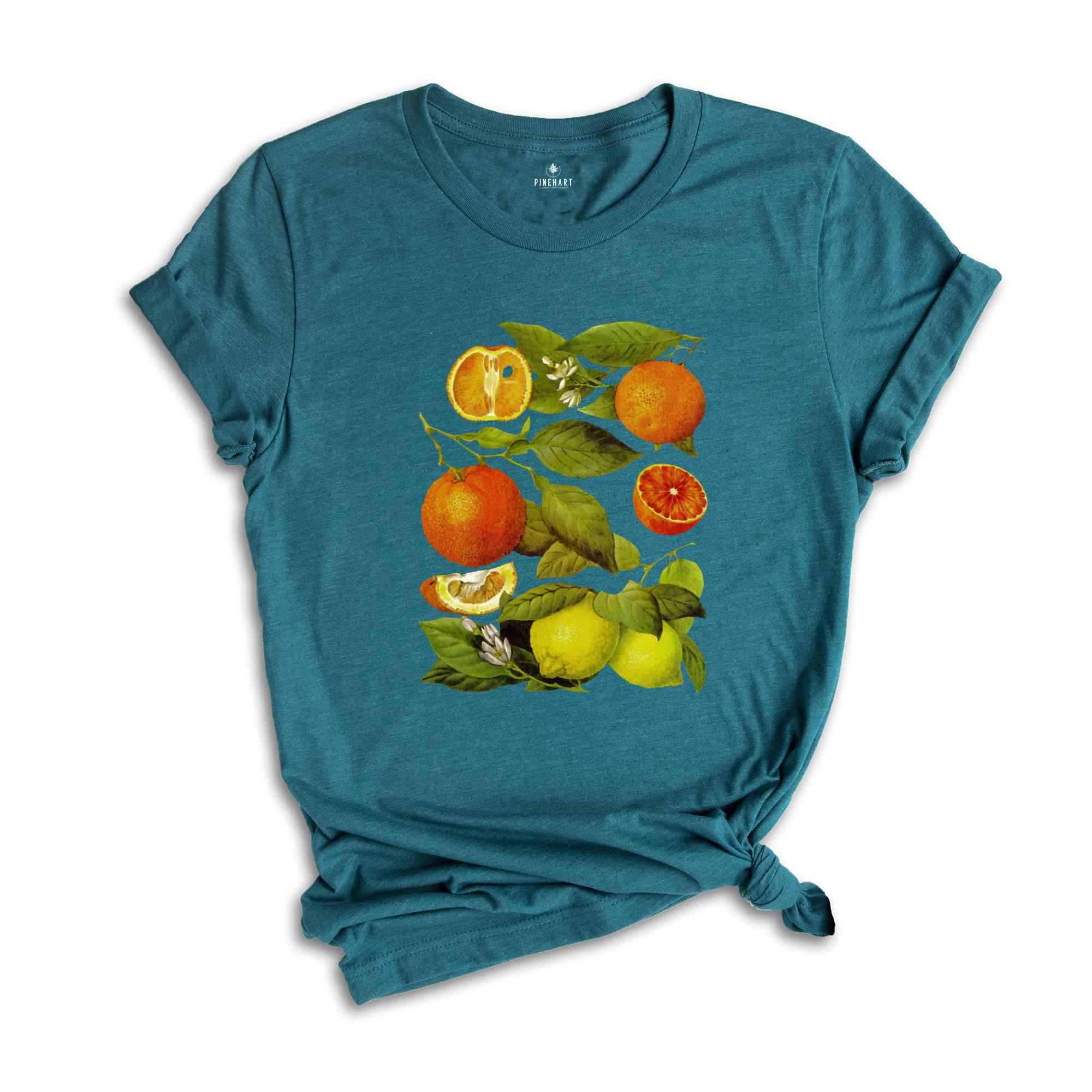 Vintage Fruit Shirt, Orange Shirt, Aesthetic Fruit T-shirt, Gift For Women Shirt, Fun Summer T-shirt