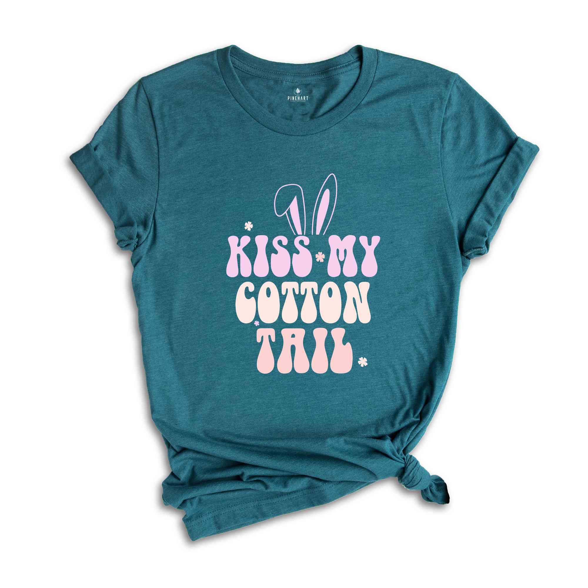 Kiss My Cotton Tail Shirt, Easter Rabbit Shirt, Easter Shirt, Holiday Shirt, Christian Shirt, Cute Bunny Shirt