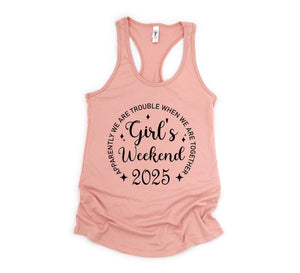 Girl's Weekend Tank Top, Girls Trip Tank Top, Girls Vacation Tank Top, Matching Girls Trip Tank Top, Funny Girls Weekend Tank, Summer Tank