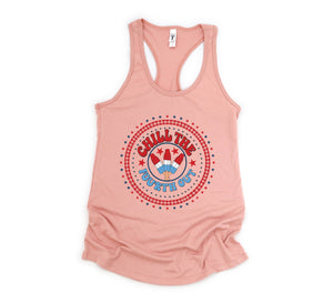 Chill The Fourth Out Tank, Funny 4th of July Tank, Retro 4th of July Tank, Independence Day Tank, American Popsicle Tank