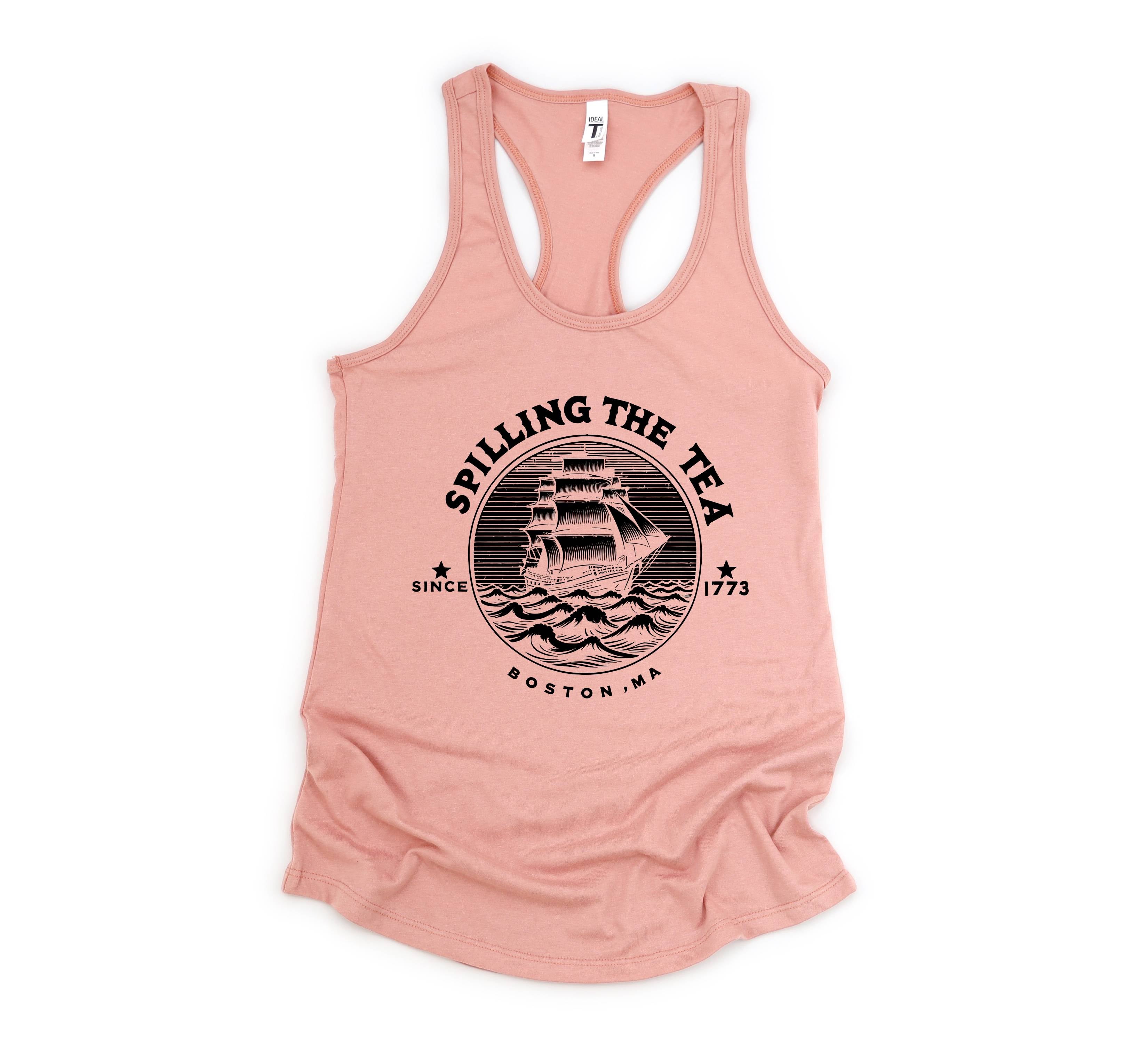 Spilling the Tea Since 1773 Tank Top, Boston Tea Party Tank Top, Boston MA State Tank, Funny 4th of July Tank Top