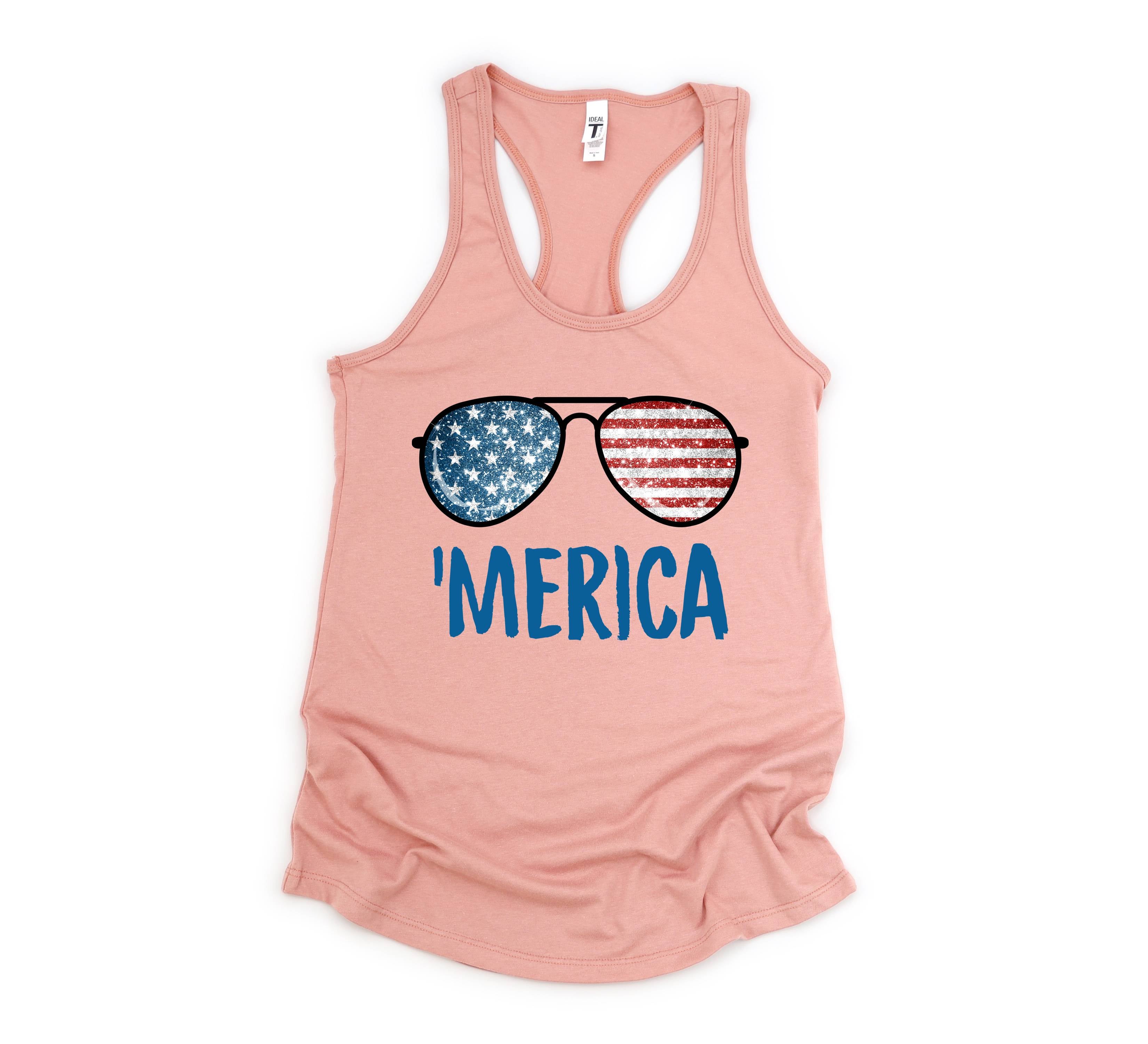 Merica Sunglasses Tank Top, July 4th Tank Top, USA Tank Top, Independence Day, 4th Of July Tank Top, Fourth Of July Outfit, Summer Tank Top