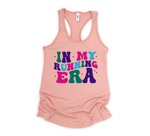 In My Running Era Tank Top, Runners Shirt, Gift for Runner, Friend Gift, Runner Gift, Running Tank, Racerback Tank Gift