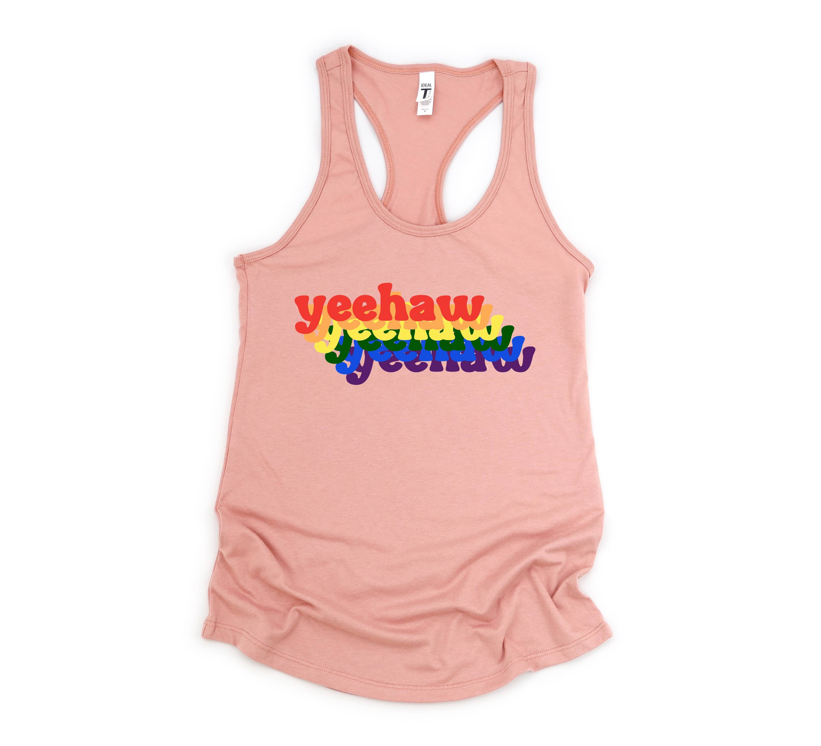 Yeehaw LGBT Tank Top, Pride Month Tank Top, Rainbow Pride Tank Top, Love Is Love Tank Top, Equal Rights Tank Top, Gift For LGBT Support