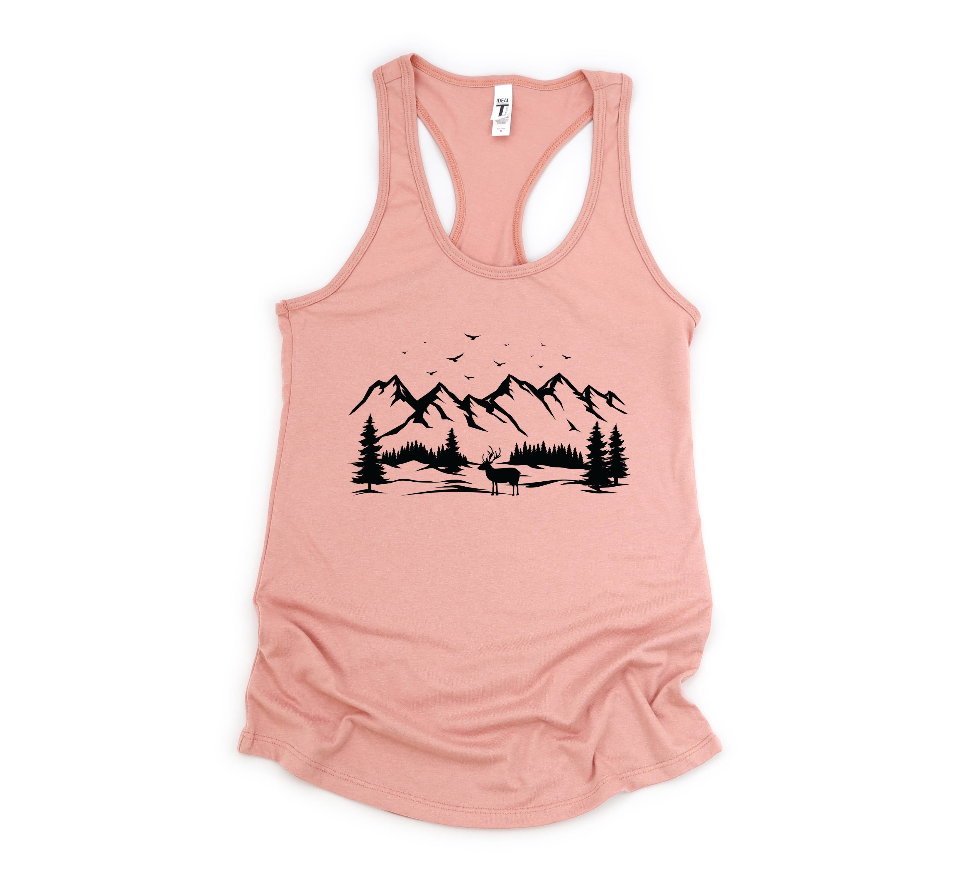 Deer Mountain,Tank Top,Hiking Tank Top,Deer Tank Top,Hippie Tank Top,Mountain Tank Top,Boho Tank Top,Camping Tank Top,Yoga Tank Top,Custom Tank Top,Exercise Tank Top,Camp Tank Top,Mountain Camp Tank