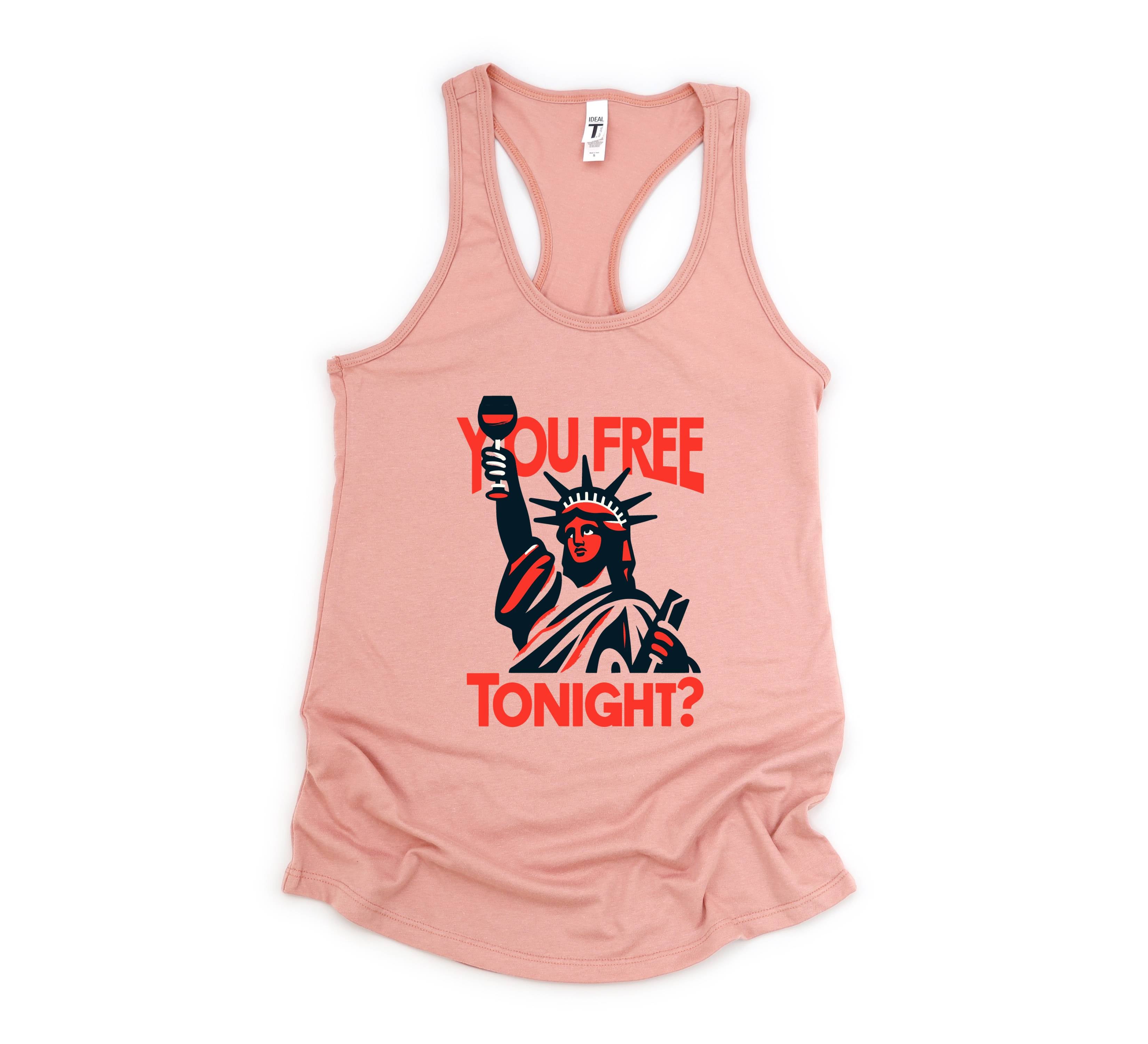 Are You Free Tonight Tank, 4th Of July Tank, Statue of Liberty 4th of July Tank Top, America Tank Tops