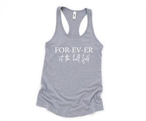 Forever At The Ball Field Tank Top, Baseball Tank Tops, Baseball Tank Top, Mom Shirts, Sports Mom Shirt, Game Day Shirt