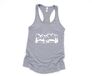 Deer Mountain,Tank Top,Hiking Tank Top,Deer Tank Top,Hippie Tank Top,Mountain Tank Top,Boho Tank Top,Camping Tank Top,Yoga Tank Top,Custom Tank Top,Exercise Tank Top,Camp Tank Top,Mountain Camp Tank