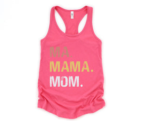 Ma Mama Mom Tank Top, Summer Tank Top, Trendy Mom Tank Tops, Mom Tank Top, Mama Tank Top, Gift for Wife